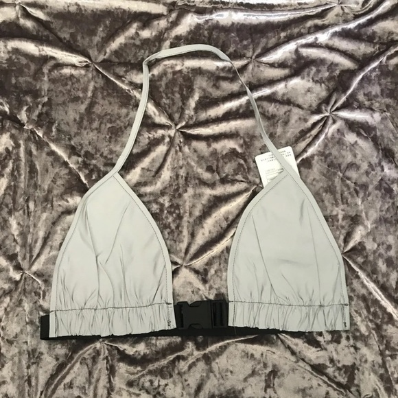 Tops - Reflective crop top